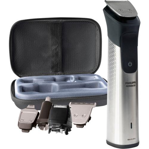 Philips Norelco - Multigroom Series 9000 - 21 Piece Men's Grooming Kit - Silver