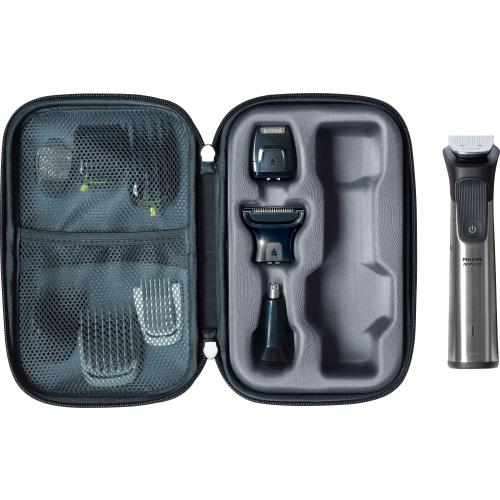 Philips Norelco - Multigroom Series 9000 - 21 Piece Men's Grooming Kit - Silver