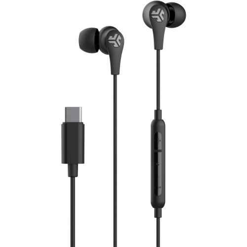 JLab - JBuds Pro USB-C Wired Earbuds - Black