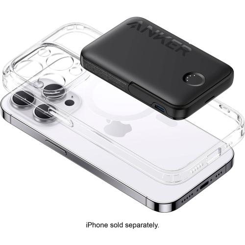 Anker - MagGo Battery (5000mAh, 7.5W, Stand) - Black