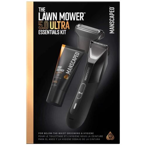 Manscaped - The Lawn Mower 5.0 Ultra Hair Trimmer Essentials Kit - Black