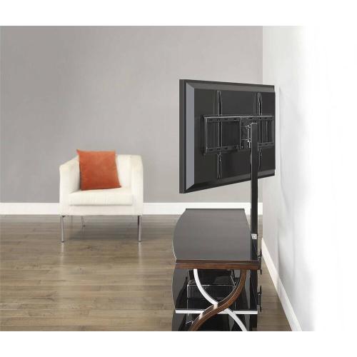 Whalen Furniture - 3-in-1 Console for Most Flat-Panel TVs Up to 65 - Brown Cherry