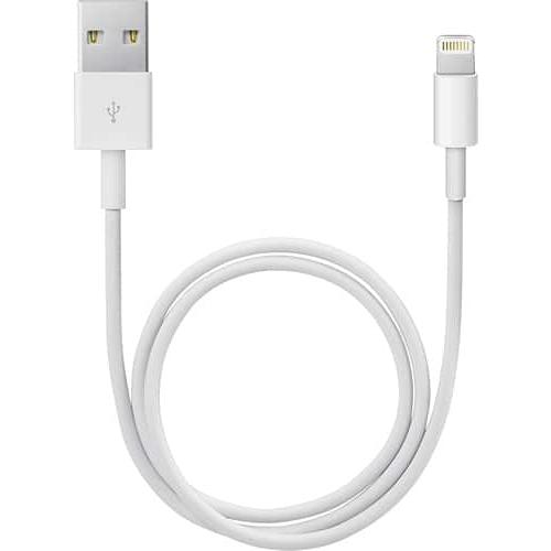 Apple - 1.6' Lightning-to-USB Cable - White