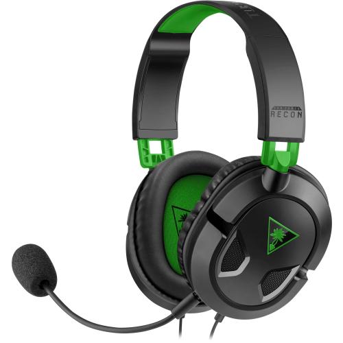 Turtle Beach - Recon 50X Wired Gaming Headset for Xbox Series X | S, Xbox One, PS5, PS4, PlayStation, Nintendo Switch, Mobile & PC - Black/Green