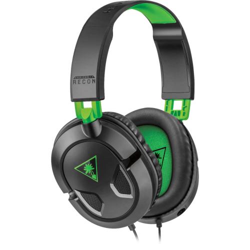 Turtle Beach - Recon 50X Wired Gaming Headset for Xbox Series X | S, Xbox One, PS5, PS4, PlayStation, Nintendo Switch, Mobile & PC - Black/Green
