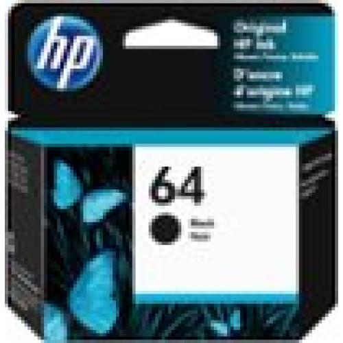 Color Black HP - 64 Standard Capacity Ink Cartridge - Black