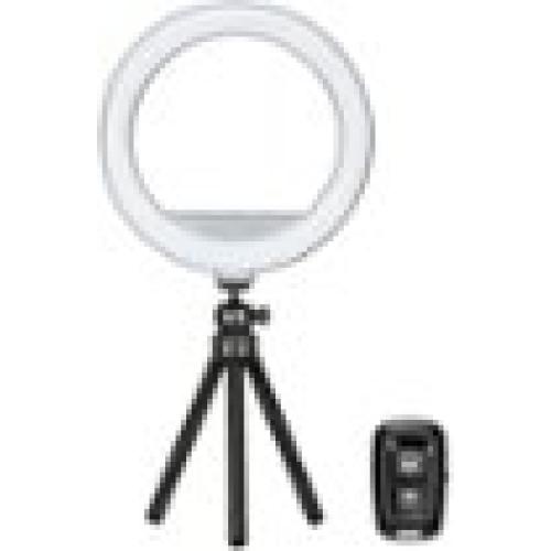 Sunpak - 12  Bi-Color Tabletop or Handheld Vlogging Kit with Bluetooth Remote for Smartphones and Compact Cameras