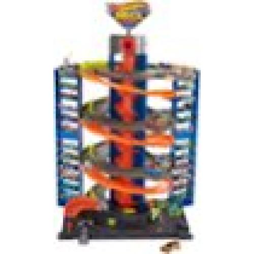 Hot Wheels - City 50 Mega Garage - Blue/Orange