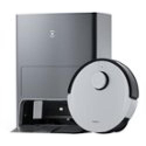 ECOVACS Robotics - DEEBOT X1 OMNI Robot Vacuum & Mop with Auto Empty and Refill, Laser Mapping, AI Object Recognition and Self Clean - BLACK   SILVER