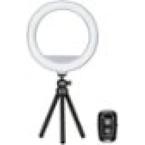 Sunpak - 12  Bi-Color Tabletop or Handheld Vlogging Kit with Bluetooth Remote for Smartphones and Compact Cameras