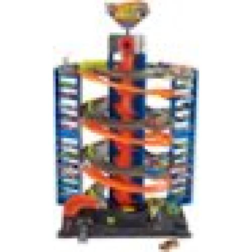 Hot Wheels - City 50 Mega Garage - Blue/Orange