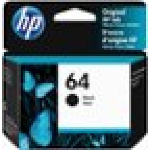 Color Black HP - 64 Standard Capacity Ink Cartridge - Black