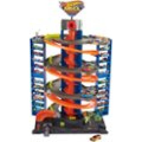 Hot Wheels - City 50 Mega Garage - Blue/Orange