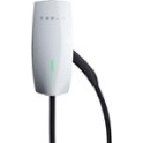 Tesla - Wall Connector Hardwired Electric Vehicle (EV) Charger up to 48A - 24' - White