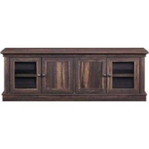Insignia™ - TV Cabinet for Most Flat-Panel TVs Up to 75 - Brown