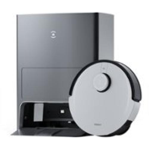 ECOVACS Robotics - DEEBOT X1 OMNI Robot Vacuum & Mop with Auto Empty and Refill, Laser Mapping, AI Object Recognition and Self Clean - BLACK   SILVER