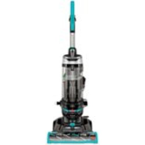 BISSELL - CleanView Swivel Rewind Pet Reach Upright Vacuum - Silver with Electric Blue accents
