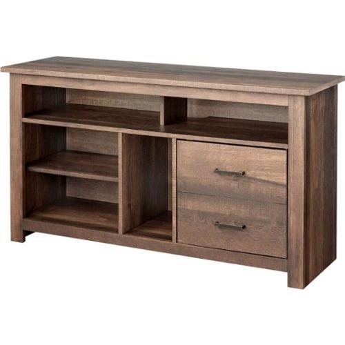 Insignia™ - Gaming TV Cabinet for Most TVs Up to 55 - Brown