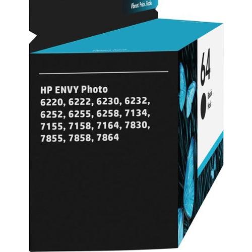 Color Black HP - 64 Standard Capacity Ink Cartridge - Black
