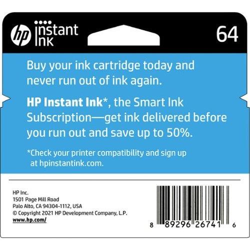 Color Black HP - 64 Standard Capacity Ink Cartridge - Black
