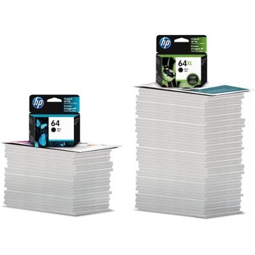 Color Black HP - 64 Standard Capacity Ink Cartridge - Black