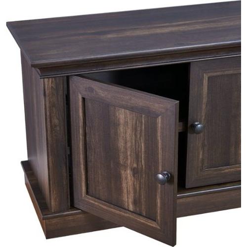 Insignia™ - TV Cabinet for Most Flat-Panel TVs Up to 75 - Brown