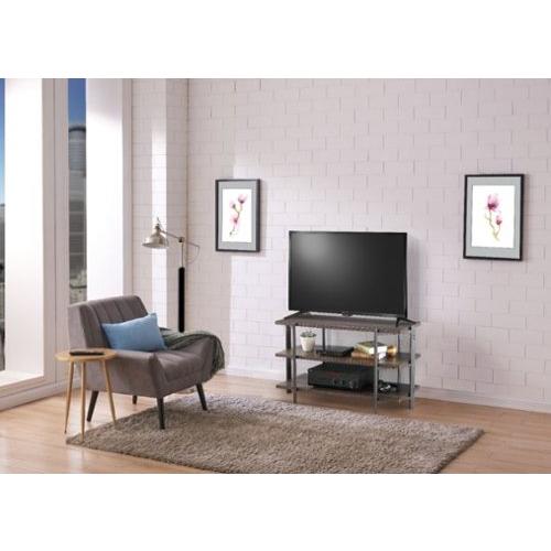 Insignia  - TV Cabinet for Most TVs Up to 50 - Dark Wood