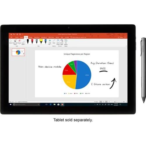 Wacom - Bamboo Ink Smart Stylus for Windows Ink; 2nd Generation - Gray