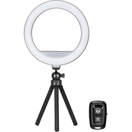 Sunpak - 12  Bi-Color Tabletop or Handheld Vlogging Kit with Bluetooth Remote for Smartphones and Compact Cameras