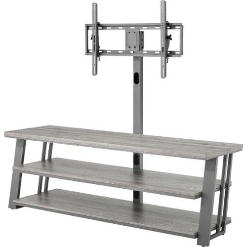 Insignia™ - TV Stand for Most Flat-Panel TVs Up to 75 - Gray