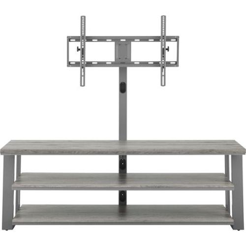 Insignia™ - TV Stand for Most Flat-Panel TVs Up to 75 - Gray