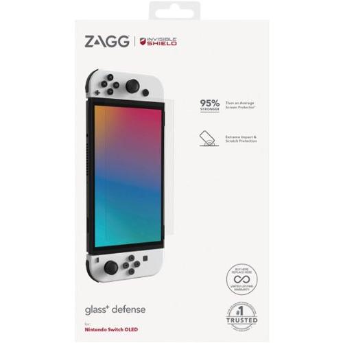 ZAGG - InvisibleShield Glass  Defense Screen Protector for Nintendo Switch OLED