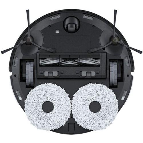 ECOVACS Robotics - DEEBOT X1 OMNI Robot Vacuum & Mop with Auto Empty and Refill, Laser Mapping, AI Object Recognition and Self Clean - BLACK   SILVER