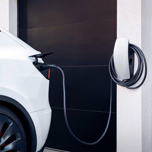 Tesla - Wall Connector Hardwired Electric Vehicle (EV) Charger up to 48A - 24' - White