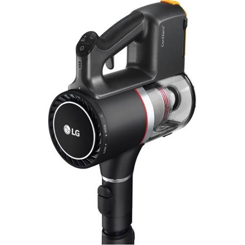 LG - CordZero A9 Cordless Stick Vacuum with 2 Quick Release Batteries - Matte Black