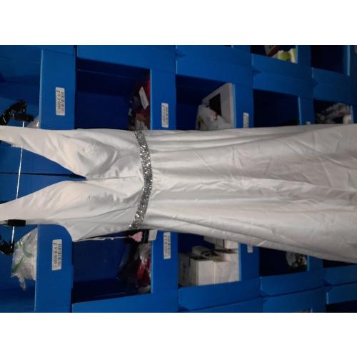 Yexinbridal Satin Prom Dresses Long for Women 2026 Spaghetti Straps Beaded V-Neck Formal Evening Party Gowns size 16