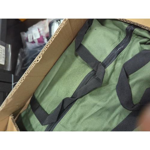 Pettycare Portable Travel Dog Crate 4-Door Soft Sided 42 Inch Collapsible Dog Crate with Curtains Durable Mesh Foldable Pet Kennel Soft Crates for Large Dogs Indoor & Outdoor Olive Green