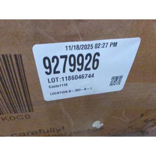 DuJuan Deep Button Tufted Upholstered King Bed with Nailhead Trim Wingback Headboard Cream