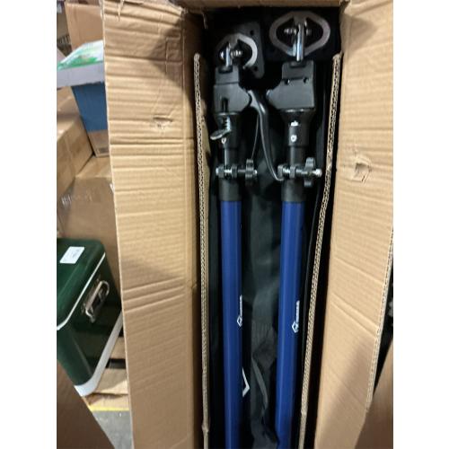 XINQIAO Cabinet Jacks for Installing Cabinets, Heavy Duty Third Hand Tools Adjustable Support Pole from 49.2 in to 114.2 in, 4 PCS