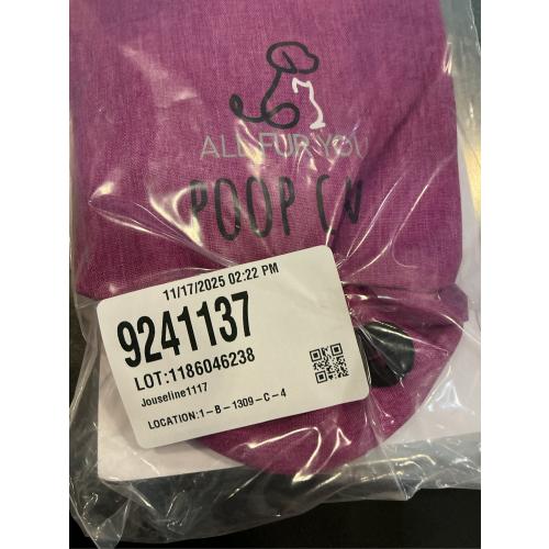 All Fur You Poop Can - Dog Waste Container with Dispenser, Attaches to Leash, No Mess, Smell Proof, Ideal for Hiking, Walking, Camping, Travel