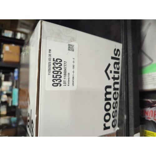 6pk Round Solar LED Outdoor Path Lights Matte Black - Room Essentials™