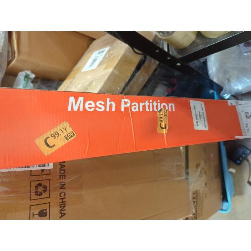 42 Inch Extra Tall Retractable Baby Gates with Reinforced Strips 55 Inch Wide Outdoor Retractable Dog Gate No Sag Extra Tall Baby Gate for Doorway Anti-Scratch Mesh Gates for Kids or Pets, White