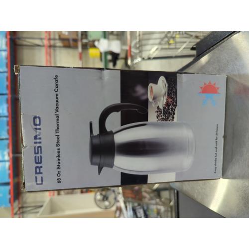 Cresimo 2 Liter Stainless Steel Thermal Coffee Carafe