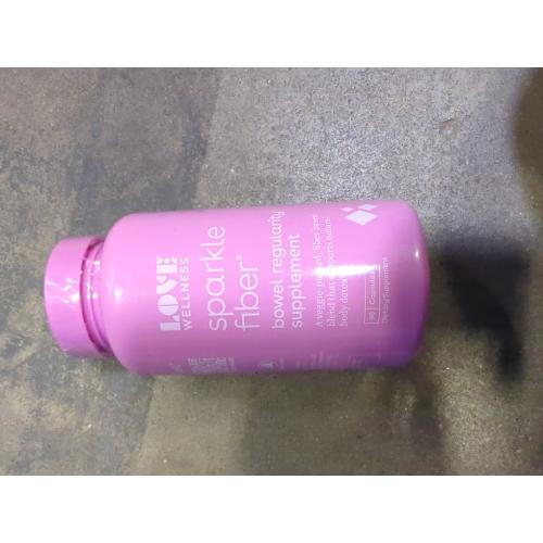 Love Wellness Sparkle Fiber Vegan Supplements for Easier Digestion & Regularity - 90ct