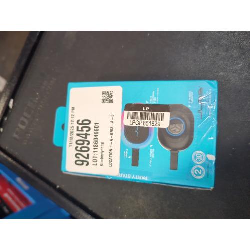 JLab Pop Party Portable Speaker - Black: Bluetooth, Dual Pairing, LED Light, Waterproof