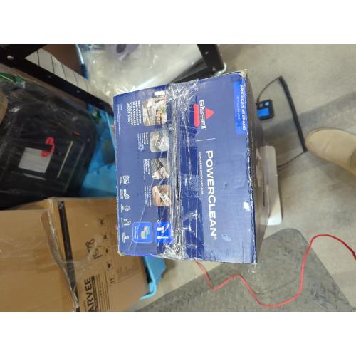 BISSELL PowerClean Swivel Head Cordless Stick Vacuum 4342 10.5 Cleaning Path BLACK/PURPLE