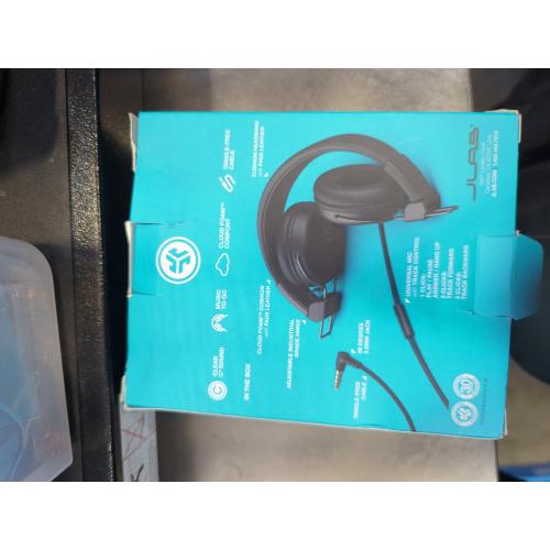 JLab Studio On-Ear Headphones, Black