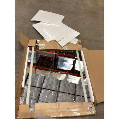 Koonmi 40x30 LED Mirror for Bathroom, 90CRI Anti-Fog Vanity Mirror with Front and Backlight, Shatter-Proof Wall Mirror with Light, Easy Install Lighted Mirror for Modern Bathroom (IP65)