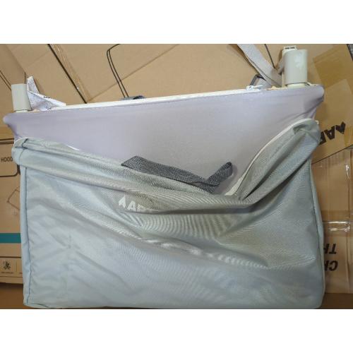 Grey 48 Toddler Bed Rail with Night Light - Foldable Bed Side Rails - Fits for Most Beds: Bed Rails for Full Size Bed, Queen Size Rails, Twin Rails - Portable Fence for Baby - 48 inch