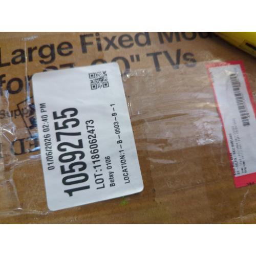 Best Buy Essentials™ - Fixed TV Wall Mount for Most 37–90 TVs - Black